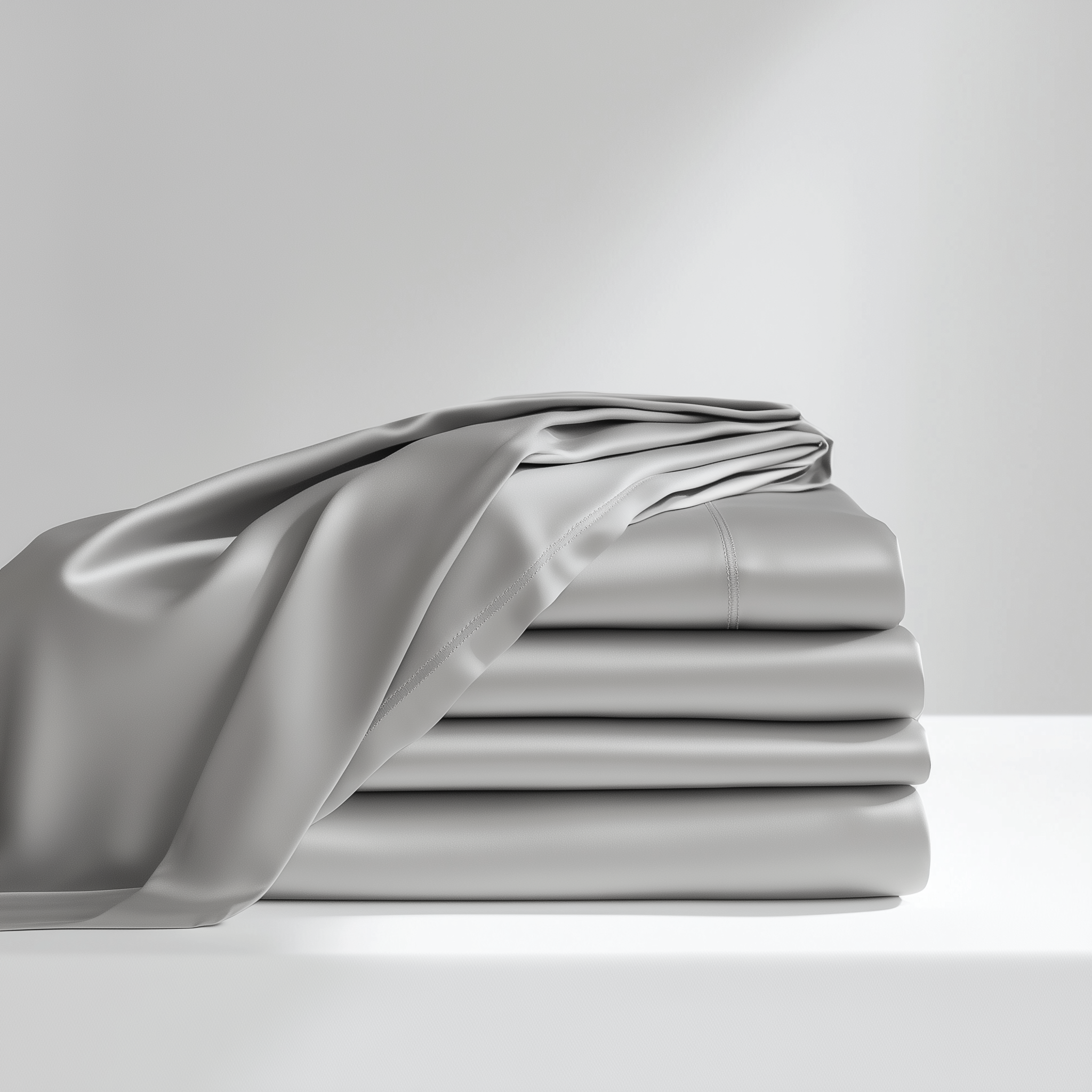 Experience the cooling comfort of our eucalyptus-infused bamboo sheets in serene light grey. Naturally breathable, ultra-soft, and designed for sensitive skin, these sheets help regulate temperature for deeper, uninterrupted sleep.
Crafted for hot sleepers, luxury seekers, and those who care about what touches their skin.